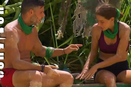 survivor 2025 eleni vs stefanos den antexe tha m